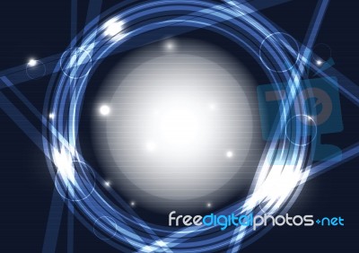 Abstract Circle Frame Stock Image