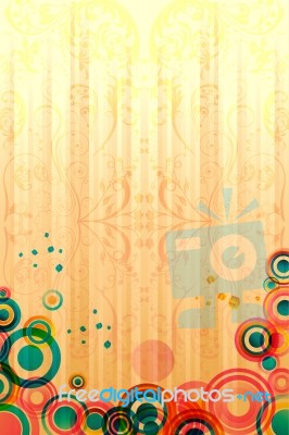 Abstract Colorful Card Stock Image