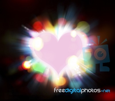 Abstract Heart Background Stock Image