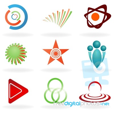 Abstract Icon Stock Image