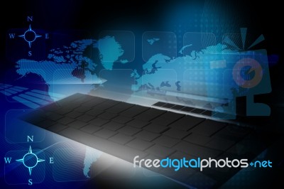 Abstract Internet Background Stock Image