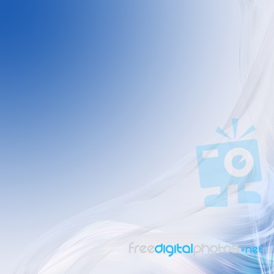 Abstract  Lines On Blue And White Background Stock Image