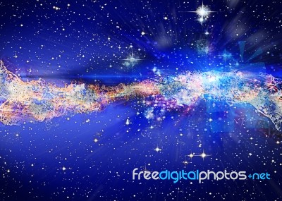 Abstract Of Water Splash With Space Background Stock Image