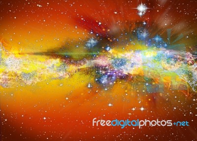 Abstract Of Water Splash With Space Background Stock Image