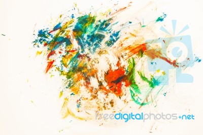 Abstract Paper Painted Watercolor Background Stock Photo