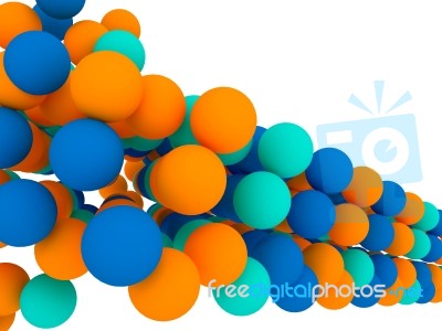 Abstract round Background Stock Image