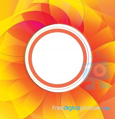 Abstract Sunflower  For Background Stock Image