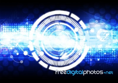 Abstract Technology Background Stock Image