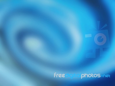 Abstract With Swirl Blue Stock Photo