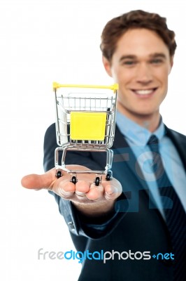 Add To Cart, E-commerce Concept Stock Photo