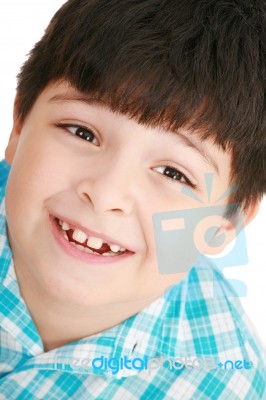 Adorable Young Boy Stock Photo