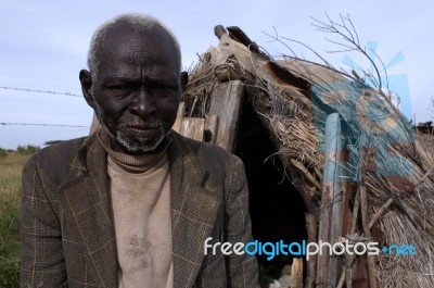African Senior Stock Photo