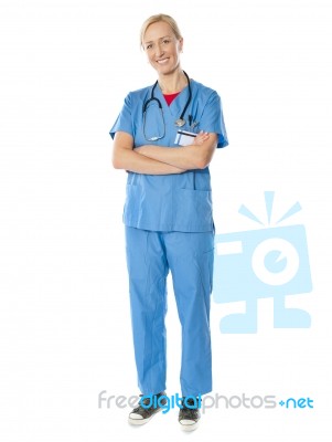 Aged Medical Professional Stock Photo