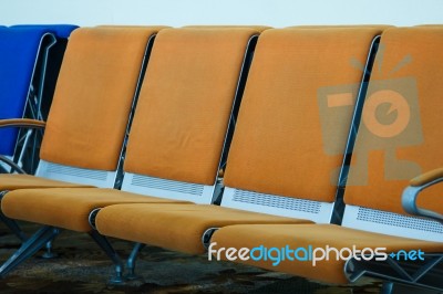 Airport Chair Stock Photo