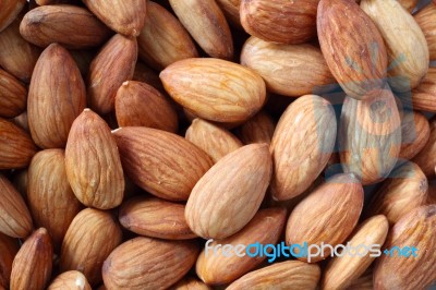 Almond Background Stock Photo