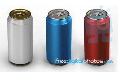 Aluminum Cans Stock Image