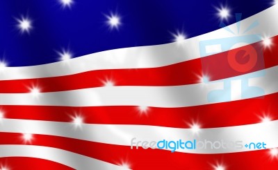 American Flag Stock Image