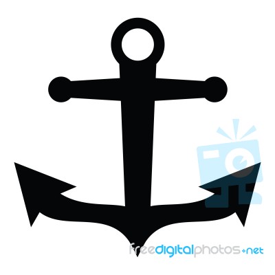 Anchor Icon Stock Image
