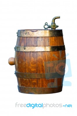 Ancient Beer Bucket Stock Photo