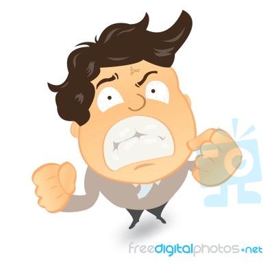 Angry And Frustrated Man Stock Image