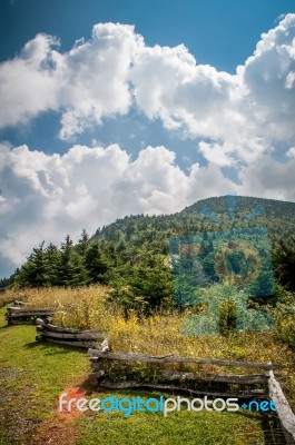 Appalachian Mountains From Mount Mitchell, The Highest Point In Stock Photo