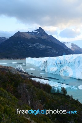 Argentina Glacier Stock Photo