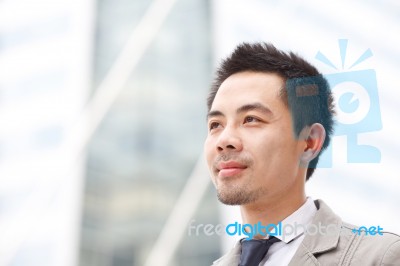 Asia Business Man Stock Photo