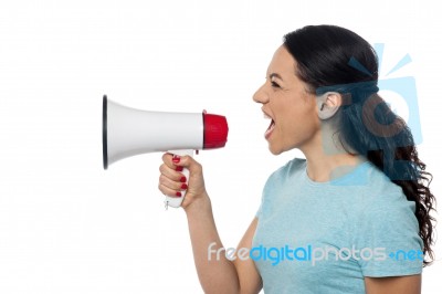 Attention All ! Listen To Me ! Stock Photo