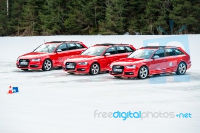 Audi Driving Experience Stock Photo