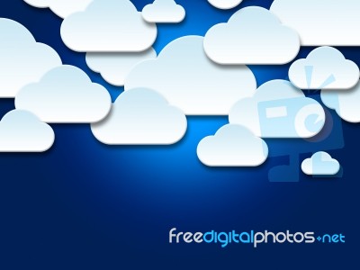 Background Clouds Shows Empty Space And Abstract Stock Image