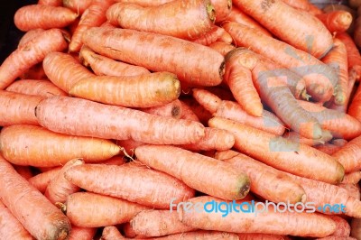 Background Of Fresh Carrots Stock Photo