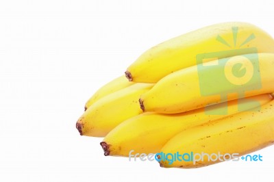 Banana Of Bunch Stock Photo