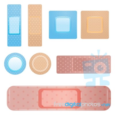 Bandage Icons Stock Image
