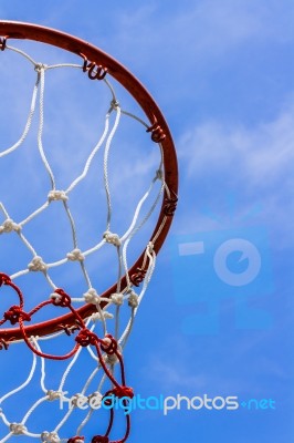 Basketball Hoop Stock Photo
