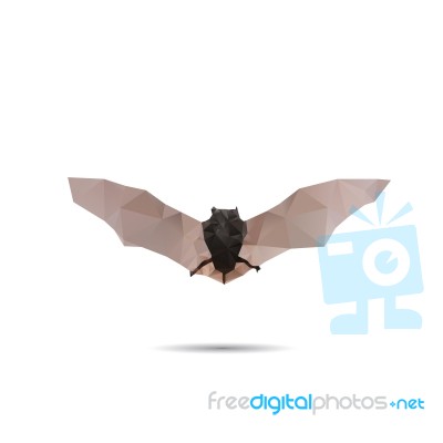 Bat Abstract Stock Image