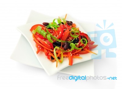 Bean Salad Stock Photo
