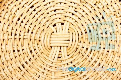 Beautiful Basket Texture For Use As Background Stock Photo
