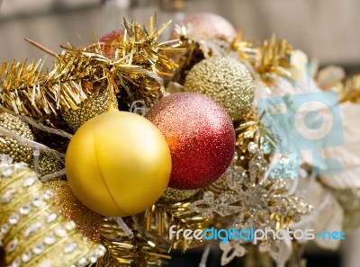 Beautiful Christmas Decoration Stock Photo
