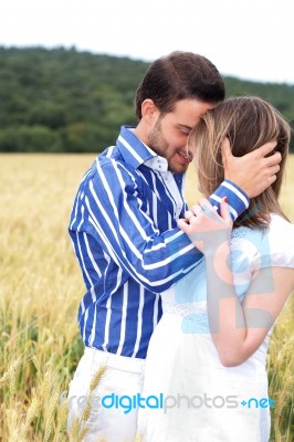 Beautiful Picture Of Couple In Love Stock Photo