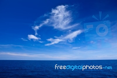 Beautiful Tropical Seascape Stock Photo