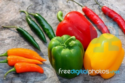 Bell Peppers Stock Photo