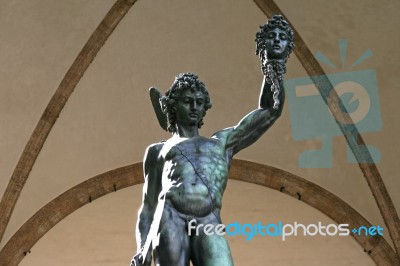 Benvenuto Cellini's Perseus Stock Photo