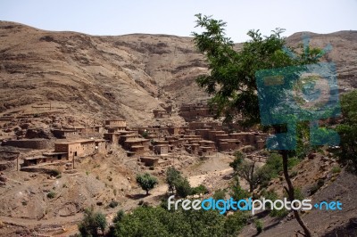 Berber Village, Morocco Stock Photo