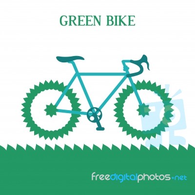 Bicycle Logo Stock Image