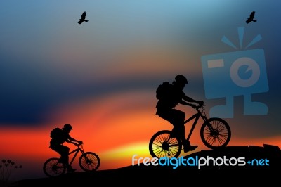 Bikers Stock Image
