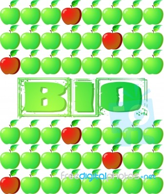 Bio Apple Stock Image