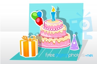 Birthday Card Stock Image