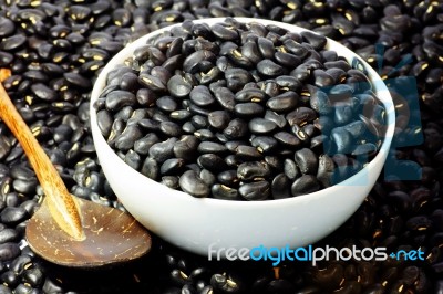 Black Beans Stock Photo