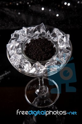 Black Caviar Stock Photo