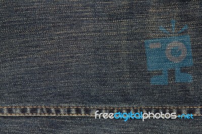 Black Jeans Textured Background  Stock Photo